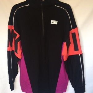 Black half zip jacket